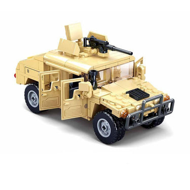 Camión del ejército BrickForce Hummer H2 | Diversión de construcción para jóvenes y adultos - 265 piedras